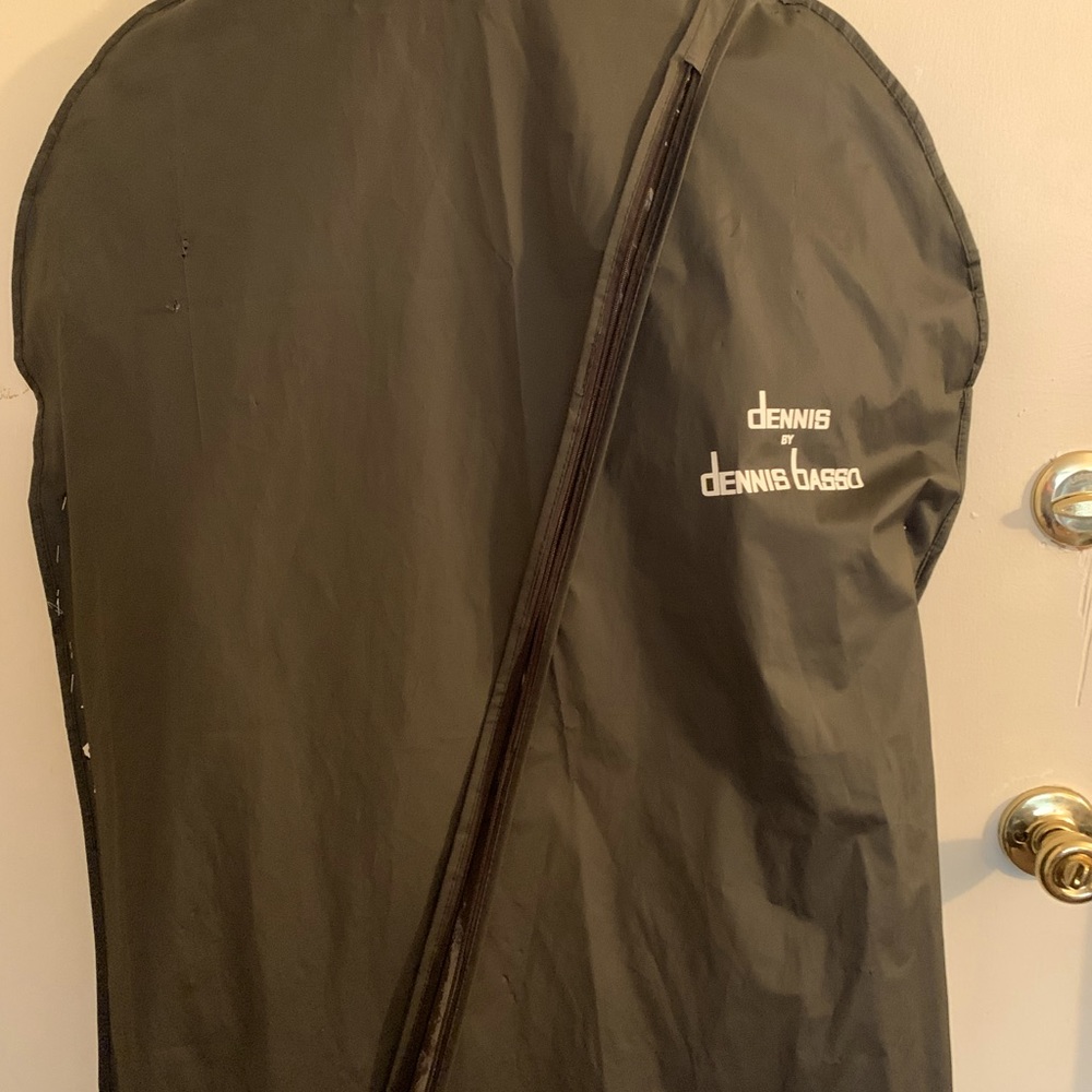 Like New  dennis basso. Champagne color Faux fur medium womens coat.